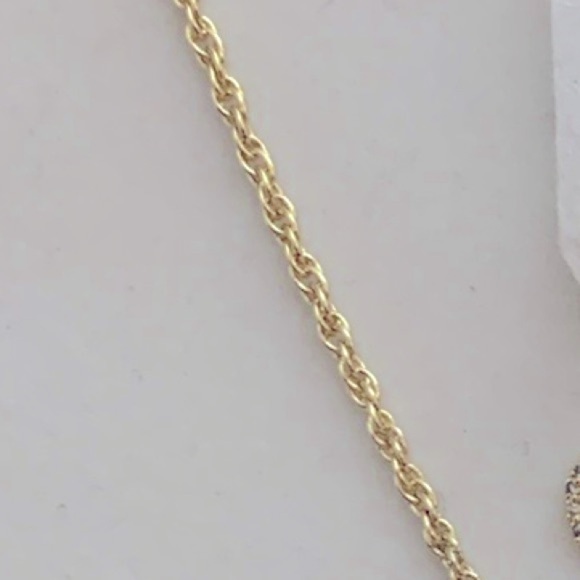 14k Gold Plated Jewelry Set with Heart Design - Picture 4 of 5